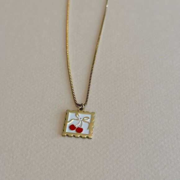 Cherry pendant #1505 - Picture 3 of 5